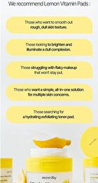 Lemon Sparkling Toner Pad - 70 pads