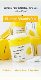 Lemon Sparkling Toner Pad - 70 pads