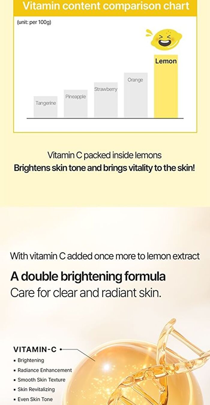 Lemon Sparkling Toner Pad - 70 pads