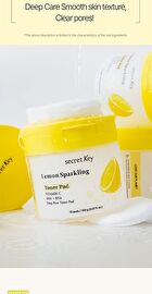 Lemon Sparkling Toner Pad - 70 pads