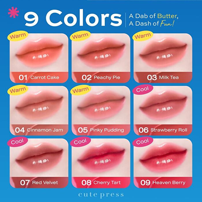 Butter Better Plumping Lip Tint Gel SPF 40 PA++++ - 06 Strawberry Roll