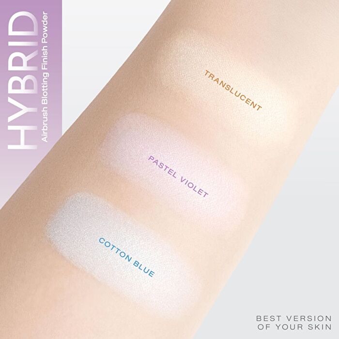 Hybrid Airbrush Blotting Finish Powder - Cotton Bue