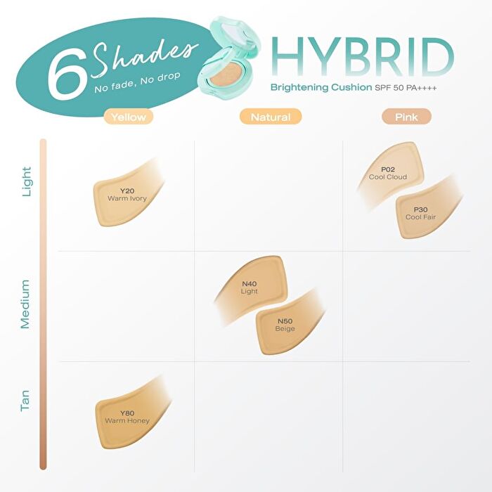 Hybrid Brightening Cushion SPF 50 PA++++ - N40 Light