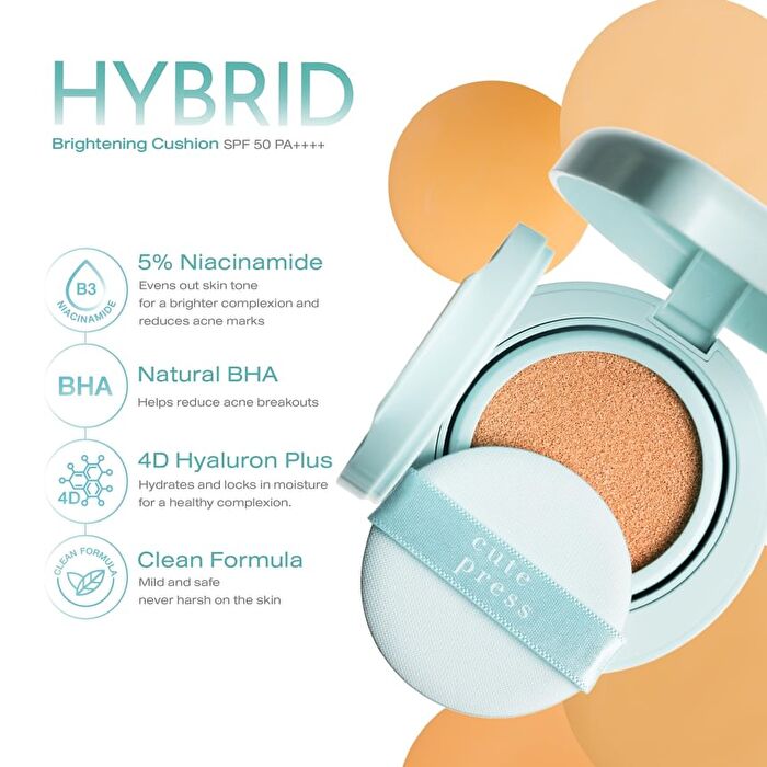 Hybrid Brightening Cushion SPF 50 PA++++ - P02 Cool Cloud