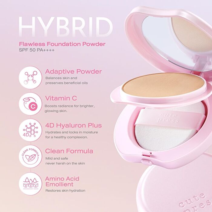 Hybrid Flawless Foundation Powder SPF 50 PA++++ - Y20 Warm Ivory