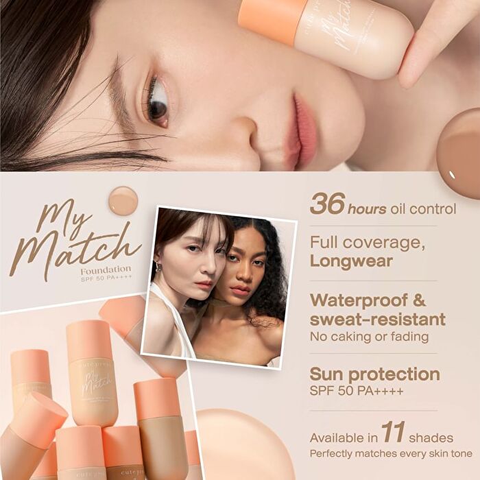My Match Foundation SPF 50 PA++++ - N70 Sand