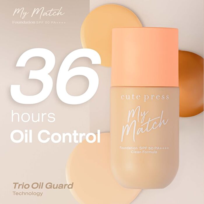 My Match Foundation SPF 50 PA++++ - Y80 Warm Honey
