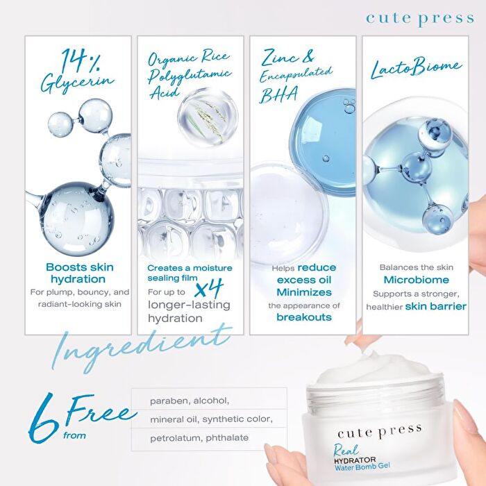 Real Hydrator Water Bomb Gel - 45g