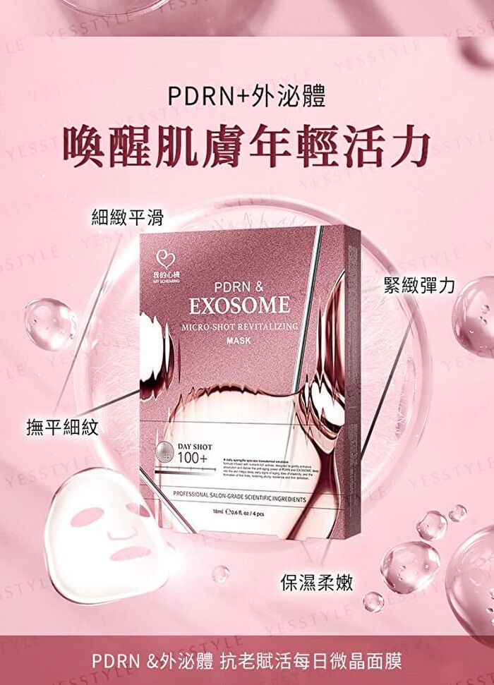 PDRN & Exosome Micro-Shot Revitalizing Mask - 4 pcs
