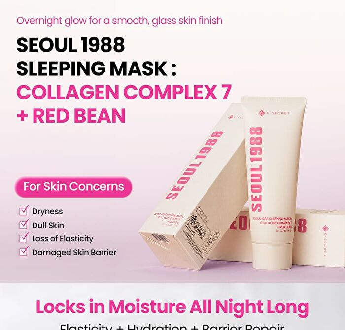 Ksecret SEOUL 1988 Sleeping Mask : Collagen Complex 7 + Red Bean - 60ml