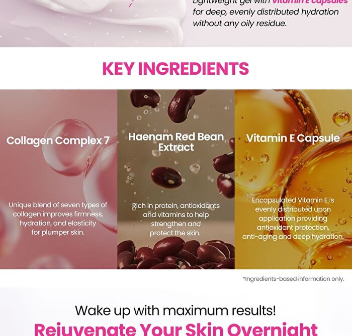 Ksecret SEOUL 1988 Sleeping Mask : Collagen Complex 7 + Red Bean - 60ml