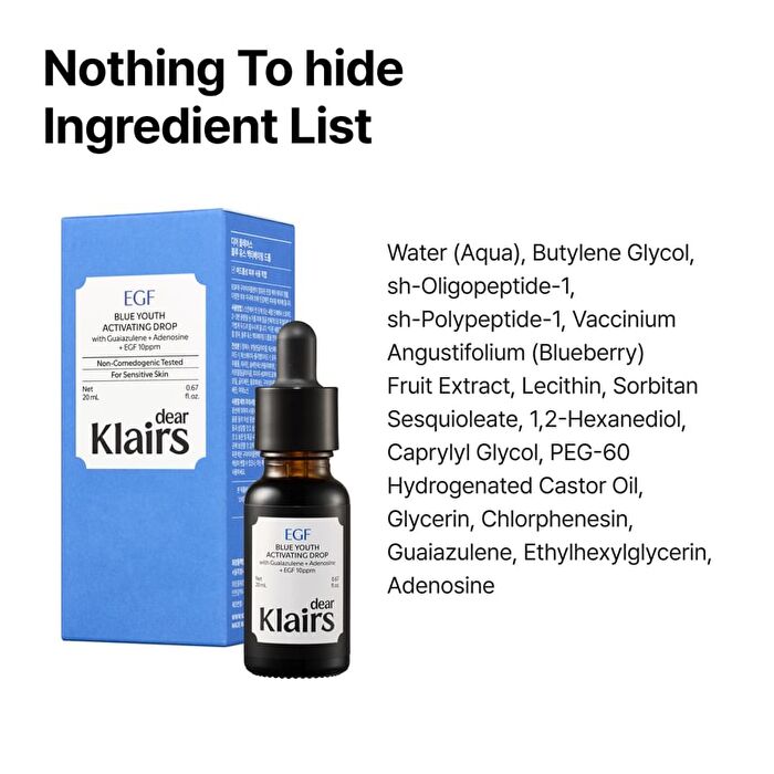 EGF Blue Youth Activating Drop - 50ml