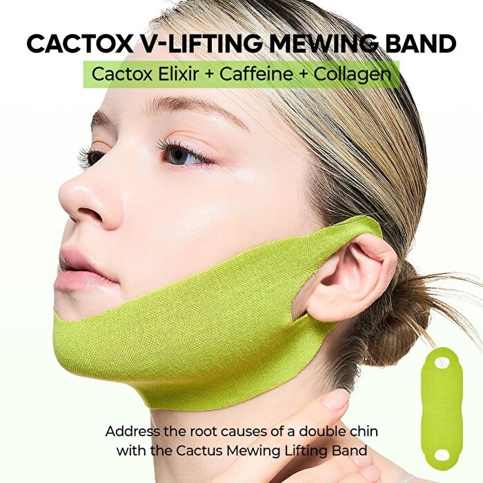 Cactox Cooling V-UP Mask Set - 9.3g x 4 sheets