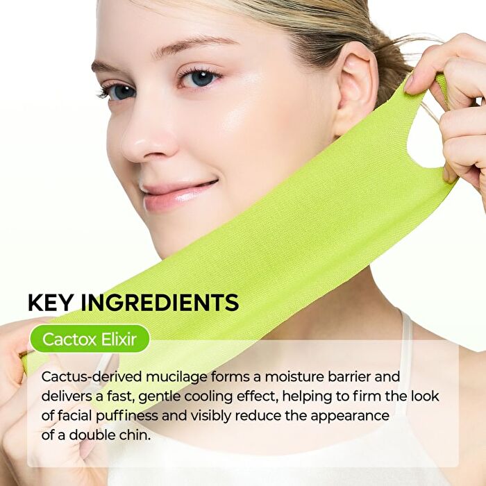 Cactox Cooling V-UP Mask Set - 9.3g x 4 sheets