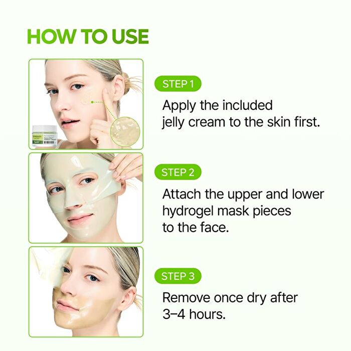 Cactox Jelly Cream Booster & Pore Relief Hydrogel Mask Set - 4 sheets