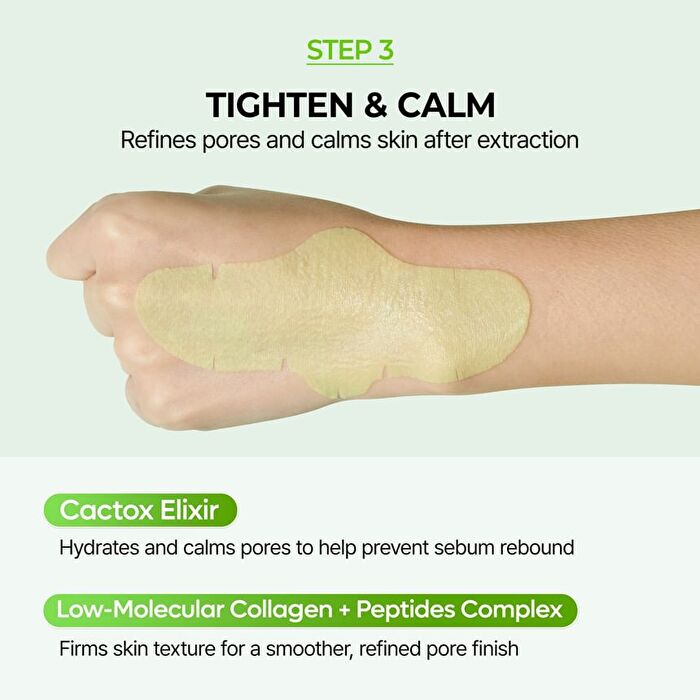 Cactox 3-Step Nose Pore Pack Set - 3 pcs
