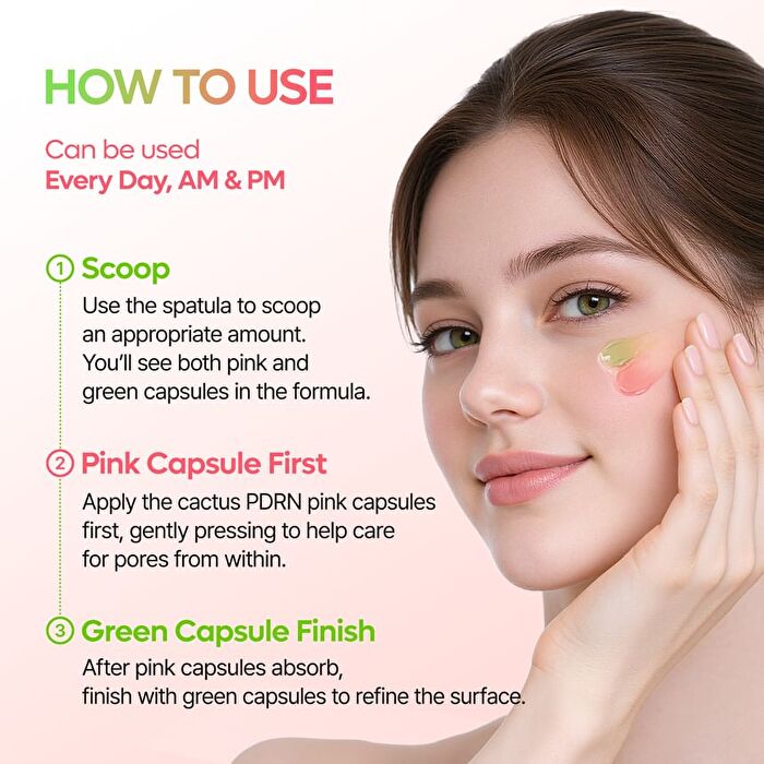 Cactox Pore Relief Dual Capsule Cream - 65g