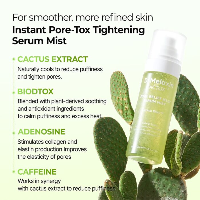 Cactox Pore Relief Jelly Serum Mist - 80ml