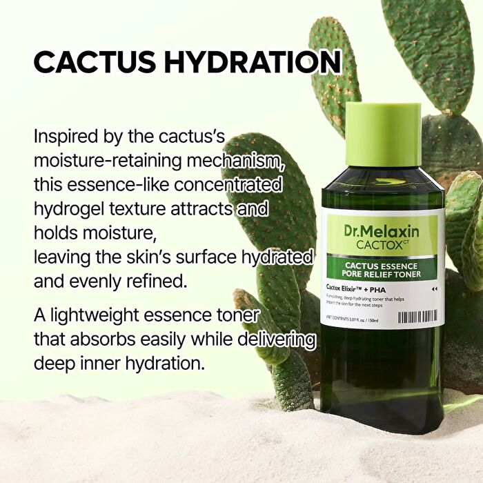 Cactox Cactus Essence Pore Relief Toner - 150ml