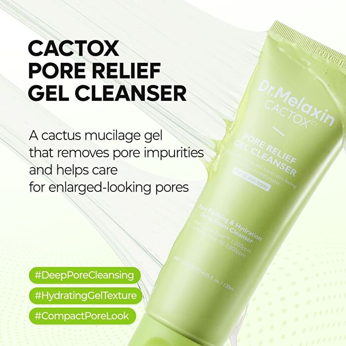 Cactox Pore Relief Gel Cleanser - 120ml