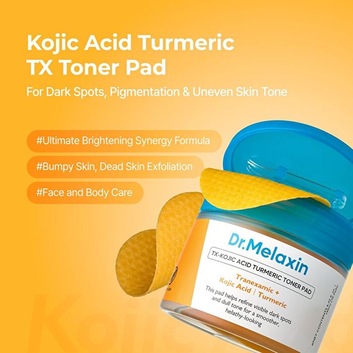TX-Kojic Acid Turmeric Toner Pad - 70 Pads