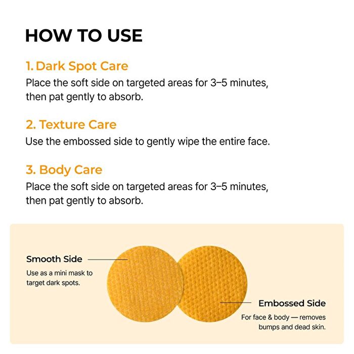 TX-Kojic Acid Turmeric Toner Pad - 70 Pads