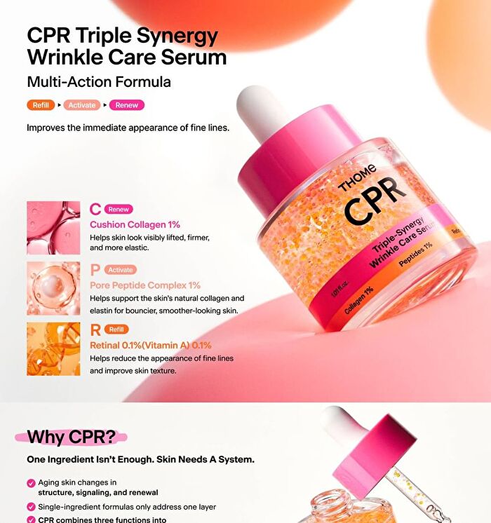 Thome CPR Triple-Synergy Wrinkle Care Serum - 30ml