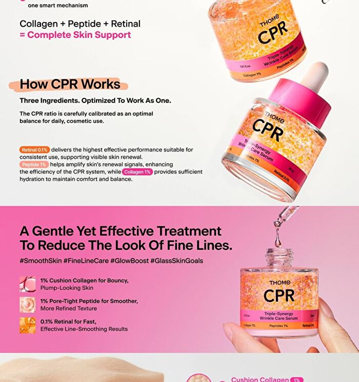 Thome CPR Triple-Synergy Wrinkle Care Serum - 30ml