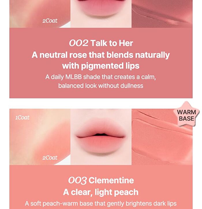 Mousse Tang Lip Matter - 6 Colors - #02 Talk To Her