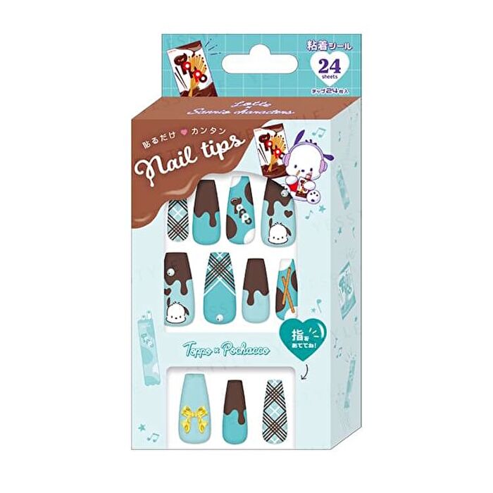 Sanrio Pochacco x Lotte Toppo Nail Tip - 1 set