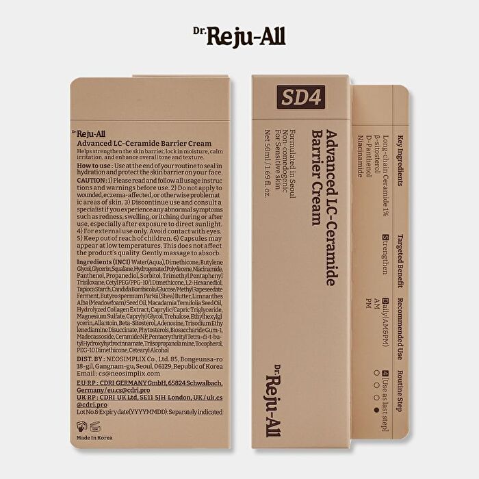 Dr.Reju-All Advanced LC-Ceramide Barrier Cream - 50ml