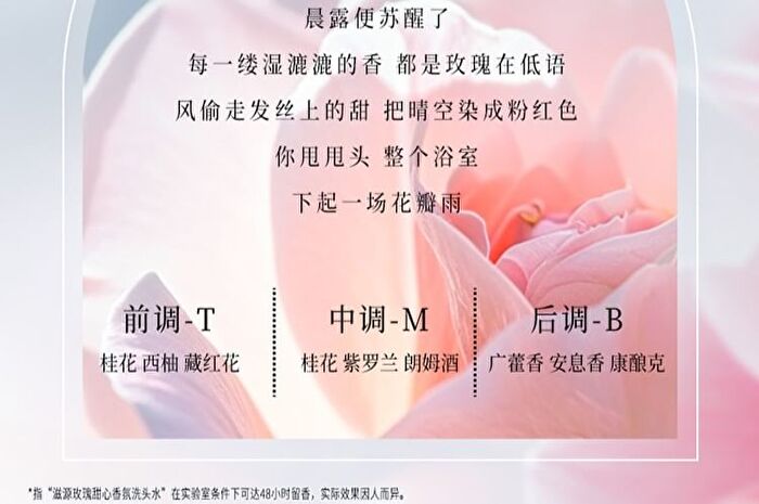 Multi-Effect Scented Shampoo / Conditioner - 4 Types - Rose Sweetheart (Shampoo) - 400g