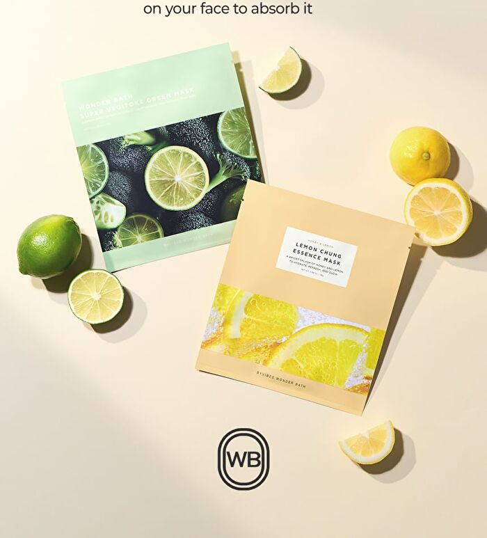 Chosungah Beauty Wonder Bath Super Vegitoks Green Mask - 28g x 1 sheet