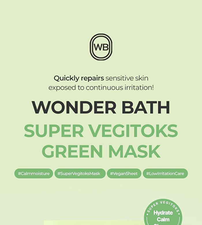 Chosungah Beauty Wonder Bath Super Vegitoks Green Mask - 28g x 1 sheet