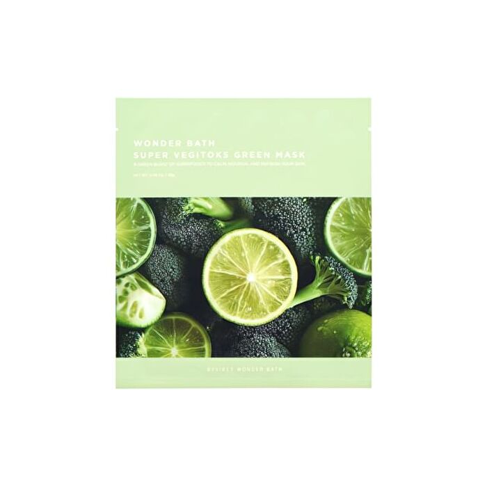 Chosungah Beauty Wonder Bath Super Vegitoks Green Mask - 28g x 1 sheet