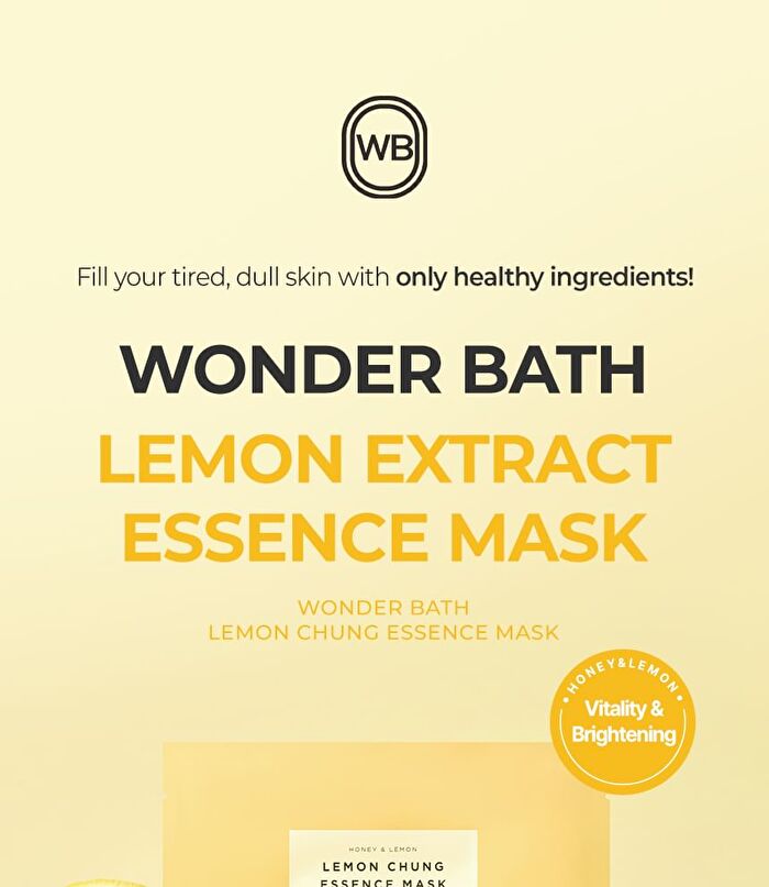 Chosungah Beauty Wonder Bath Lemon Chung Essence Mask - 28g x 1 sheet