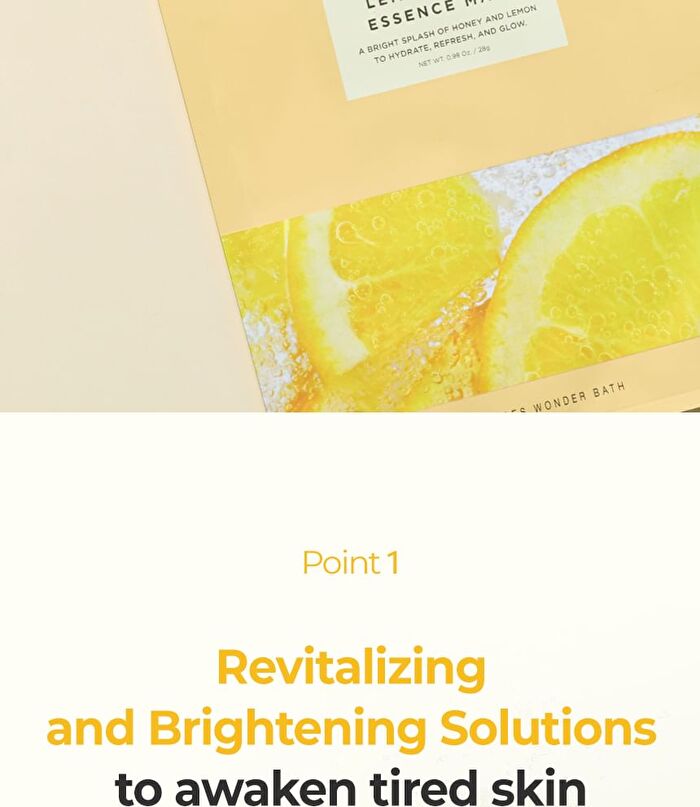 Chosungah Beauty Wonder Bath Lemon Chung Essence Mask - 28g x 1 sheet