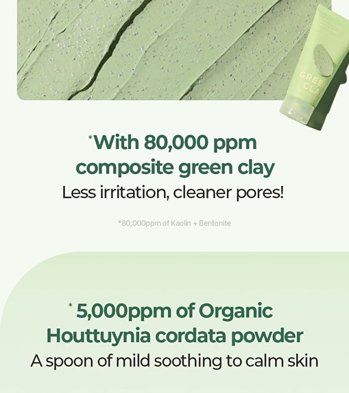 Chosungah Beauty Wonder Bath Super Vegitoks Green Clay Pack Cleanser - 130ml