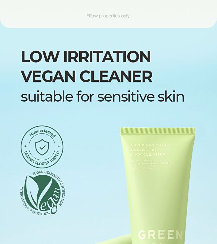 Chosungah Beauty Wonder Bath Super Vegitoks Green Clay Pack Cleanser - 130ml