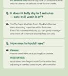 Chosungah Beauty Wonder Bath Super Vegitoks Green Clay Pack Cleanser - 130ml