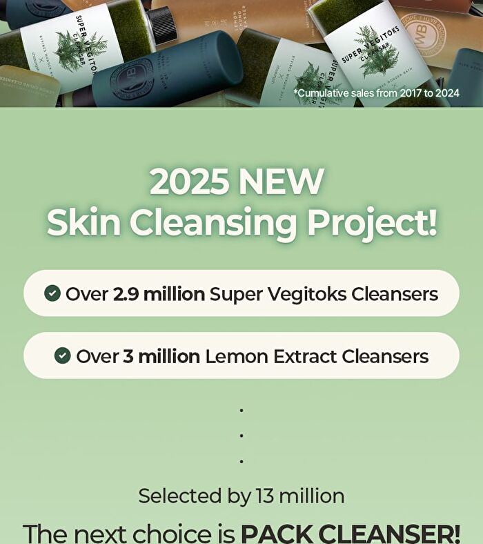 Chosungah Beauty Wonder Bath Super Vegitoks Green Clay Pack Cleanser - 130ml