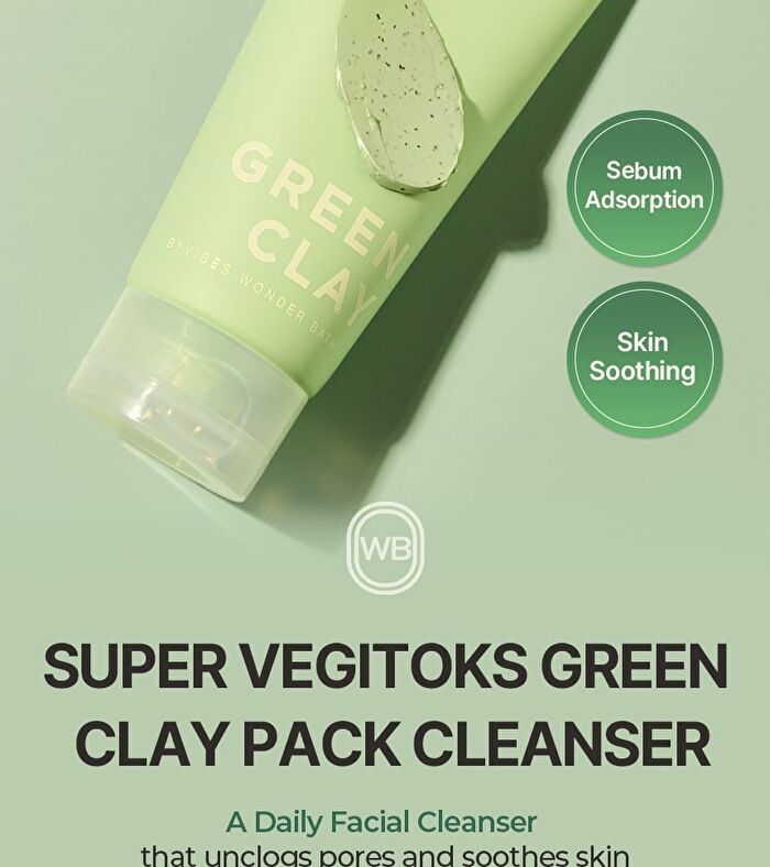 Chosungah Beauty Wonder Bath Super Vegitoks Green Clay Pack Cleanser - 130ml