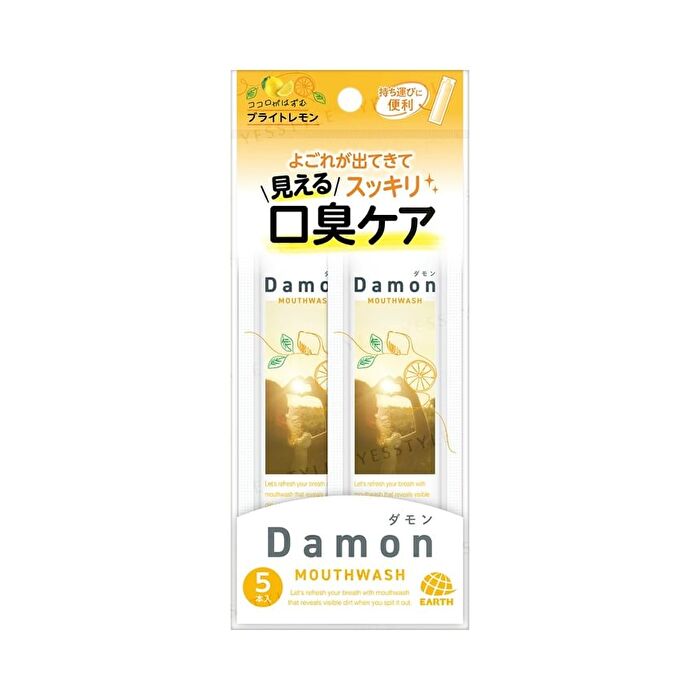 Earth Damon Mouthwash Bright Lemon - 12ml x 5