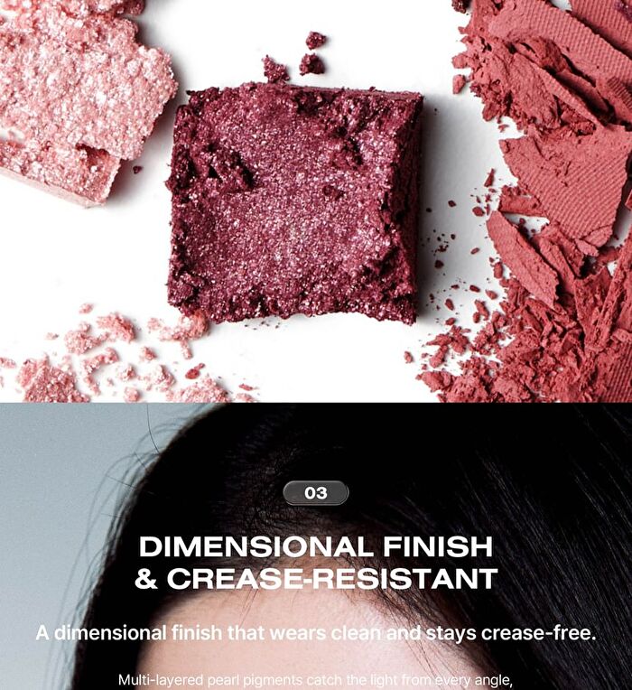 Risky Pigment Eyeshadow Palette - 6 Types - Dim Berry