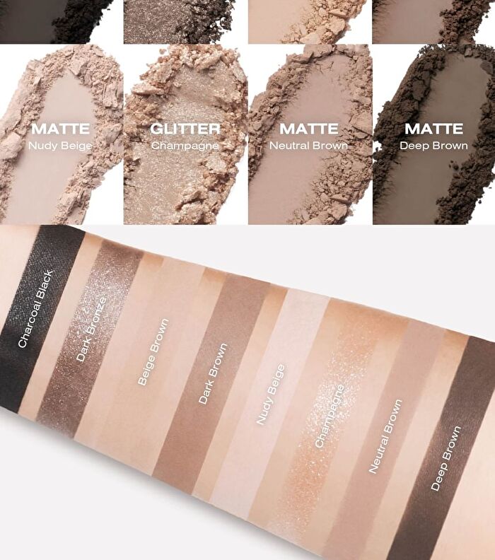 Risky Pigment Eyeshadow Palette - 6 Types - Plucky Denim