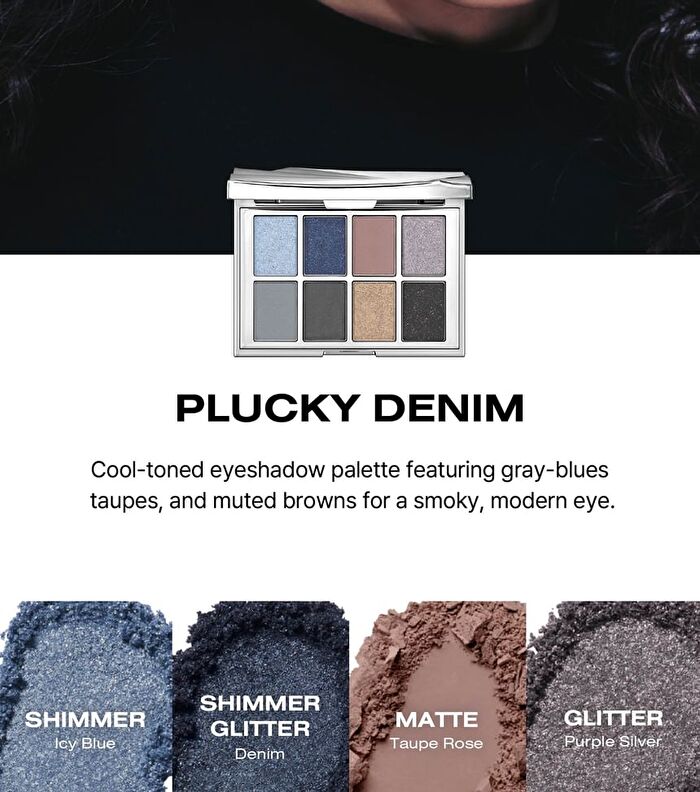 Risky Pigment Eyeshadow Palette - 6 Types - Shatter