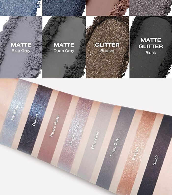 Risky Pigment Eyeshadow Palette - 6 Types - Shatter