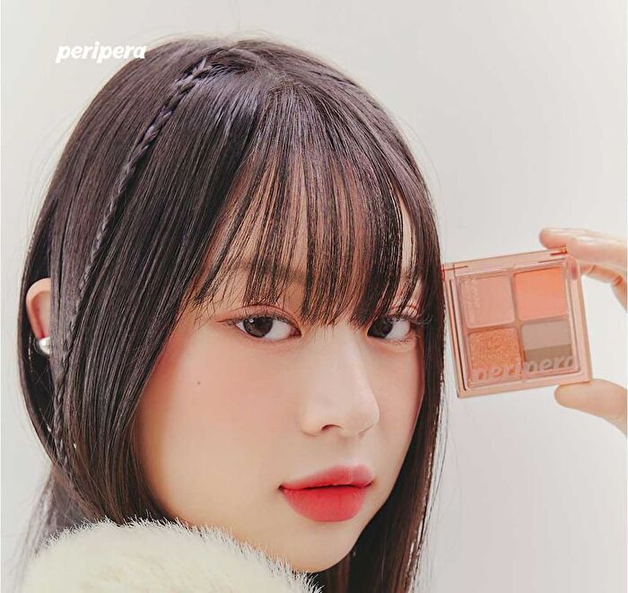 peripera Ink Pocket Shadow Palette - 3 Types - #12 Fallen For Soft Pink