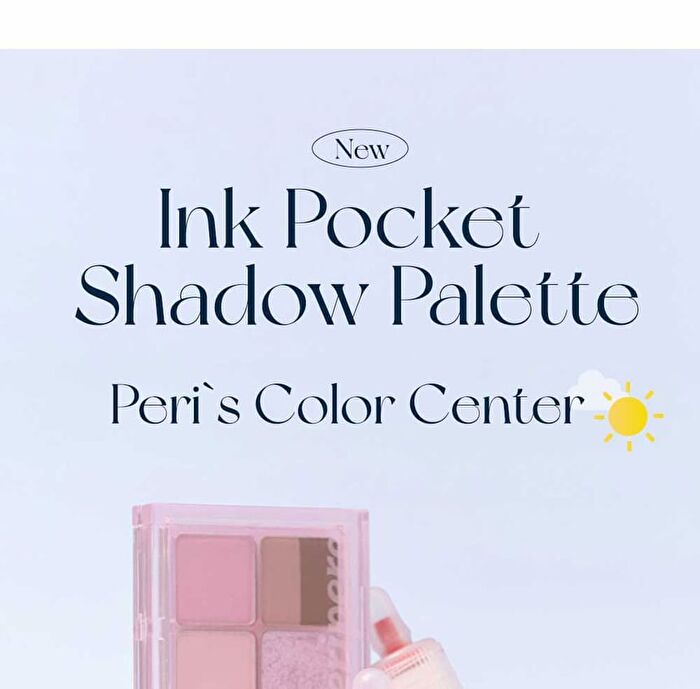 peripera Ink Pocket Shadow Palette - 3 Types - #12 Fallen For Soft Pink