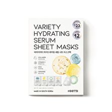 Ootd Variety Hydrating Serum Sheet Masks Set - 25g x 12 sheets